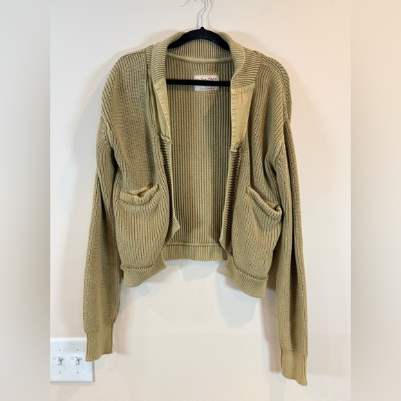 We The Free Sweaters - 🔥We The Free Cozy Tan Knit Cardigan Size S EC🔥